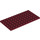 LEGO Dark Red Plate 6 x 12 (3028)