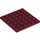 LEGO Dark Red Plate 6 x 6 (3958)