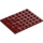 LEGO Dark Red Plate 6 x 8 (3036)