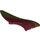 LEGO Dark Red Pteranodon Wing Right with Marbled Olive Pattern (98089)