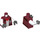 LEGO Dark Red Rancher Minifig Torso (973 / 76382)