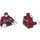 LEGO Dunkelrot rot Guardian Minifig Torso (973 / 76382)