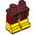 LEGO Dark Red Roman Commander Minifigure Hips and Legs (3815 / 13655)