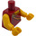 LEGO Rojo oscuro Roman Emperor Torso (973 / 88585)