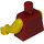 LEGO Dark Red Roman Emperor Torso (973 / 88585)
