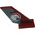 LEGO Dark Red Rudder 2 x 4 x 6 with White Eagle Head in Circle Pattern on Both Sides Sticker (6239)