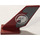 LEGO Dark Red Rudder 2 x 4 x 6 with White Eagle Head in Circle Pattern on Both Sides Sticker (6239)