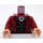 LEGO Dark Red Scarlet Witch Minifig Torso (973 / 76382)