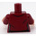 LEGO Donkerrood Scarlet Witch met Printed Poten Minifiguur Torso (973 / 76382)