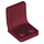 LEGO Dark Red Seat 2 x 2 without Sprue Mark (4079)