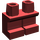 LEGO Dark Red Short Legs (41879 / 90380)