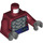 LEGO Mørkerød Shredder Torso (973 / 76382)