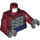 LEGO Dark Red Shredder Torso (973 / 76382)