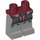 LEGO Dunkelrot Sith Warrior Minifigure Hüften und Beine (3815 / 14737)