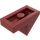 LEGO Donkerrood Helling 1 x 2 (45°) met Plaat (15672 / 92946)