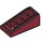 LEGO Dark Red Slope 1 x 2 x 0.7 (18°) with Grille (61409)