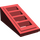LEGO Rouge foncé Pente 1 x 2 x 0.7 (18°) avec Grille (61409)