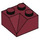 LEGO Dark Red Slope 2 x 2 (45°) with Double Concave (Rough Surface) (3046 / 4723)