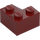 LEGO Rosso scuro Pendenza 2 x 2 (45°) con Doppio Concave (Superficie ruvida) (3046 / 4723)