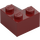 LEGO Rosso scuro Pendenza 2 x 2 (45°) con Doppio Concave (Superficie ruvida) (3046 / 4723)