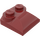 LEGO Dunkelrot Steigung 2 x 2 Gebogen mit gebogenem Ende (47457)