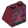 LEGO Dark Red Slope 2 x 2 x 2 (65°) with Purple Skirt and Sash with Bottom Tube (3678 / 12635)