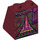 LEGO Dunkelrot Steigung 2 x 2 x 2 (65°) mit Purple Skirt und Sash mit Unterrohr (3678 / 12635)