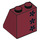 LEGO Dark Red Slope 2 x 2 x 2 (65°) with Three Flowers Kimono with Bottom Tube (3678 / 13557)