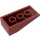 LEGO Dunkelrot Steigung 2 x 4 (18°) (30363)