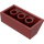 LEGO Dark Red Slope 2 x 4 (45°) with Rough Surface (3037)