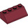 LEGO Dark Red Slope 2 x 4 (45°) with Rough Surface (3037)