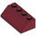 LEGO Dark Red Slope 2 x 4 (45°) with Rough Surface (3037)