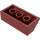 LEGO Dunkelrot Steigung 2 x 4 (45°) mit rauer Oberfläche (3037)
