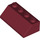 LEGO Dark Red Slope 2 x 4 (45°) with Rough Surface (3037)