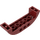 LEGO Donkerrood Helling 2 x 8 x 2 Gebogen (11290 / 28918)