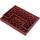 LEGO Donkerrood Helling 6 x 8 (10°) (3292 / 4515)
