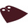 LEGO Dark Red Standard Cape with Regular Starched Texture (20458 / 50231)