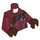 LEGO Dark Red Star-Lord - Mask Minifig Torso (973 / 76382)
