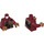 LEGO Dark Red Taserface Minifig Torso (973 / 76382)
