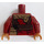 LEGO Mørkerød Taserface Minifig Torso (973 / 76382)