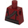 LEGO Dark Red Temple Guard 1 Torso without Arms (973)