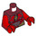 LEGO Dark Red The Flash with Detailed Suit Minifig Torso (973 / 76382)