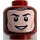 LEGO Dark Red The Flash with Detailed Suit Minifigure Head (Recessed Solid Stud) (3626 / 34868)