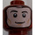 LEGO Dark Red The Flash with Detailed Suit Minifigure Head (Recessed Solid Stud) (3626 / 34868)