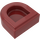 LEGO Dark Red Tile 1 x 1 Half Oval (24246 / 35399)