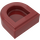 LEGO Rouge foncé Tuile 1 x 1 Demi Oval (24246 / 35399)