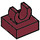 LEGO Dark Red Tile 1 x 1 with Clip (Raised &quot;C&quot;) (15712 / 44842)