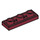 LEGO Dark Red Tile 1 x 3 Inverted with Hole (35459)