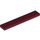 LEGO Dark Red Tile 1 x 6 (6636)