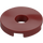 LEGO Dark Red Tile 2 x 2 Round with Hole in Center (15535)